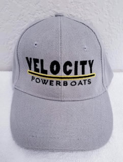 Gray Velocity Powerboats Baseball Cap