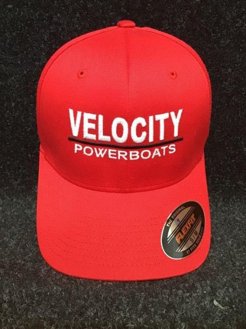 Red Velocity Powerboats Hat FLEXFIT