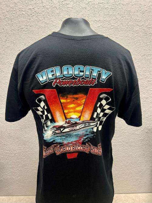 Velocity Powerboats Black T-shirt