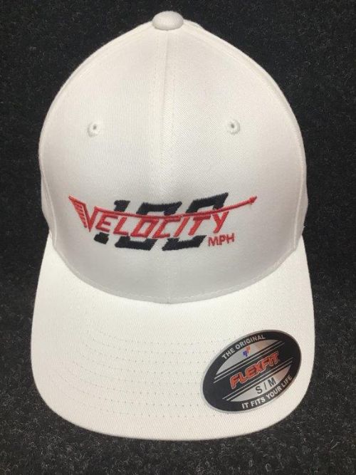 White Velocity 100 Hat FLEXFIT