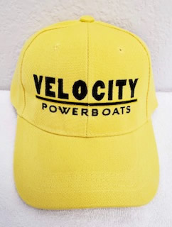 Yellow Velocity Powerboats Baseball Cap
